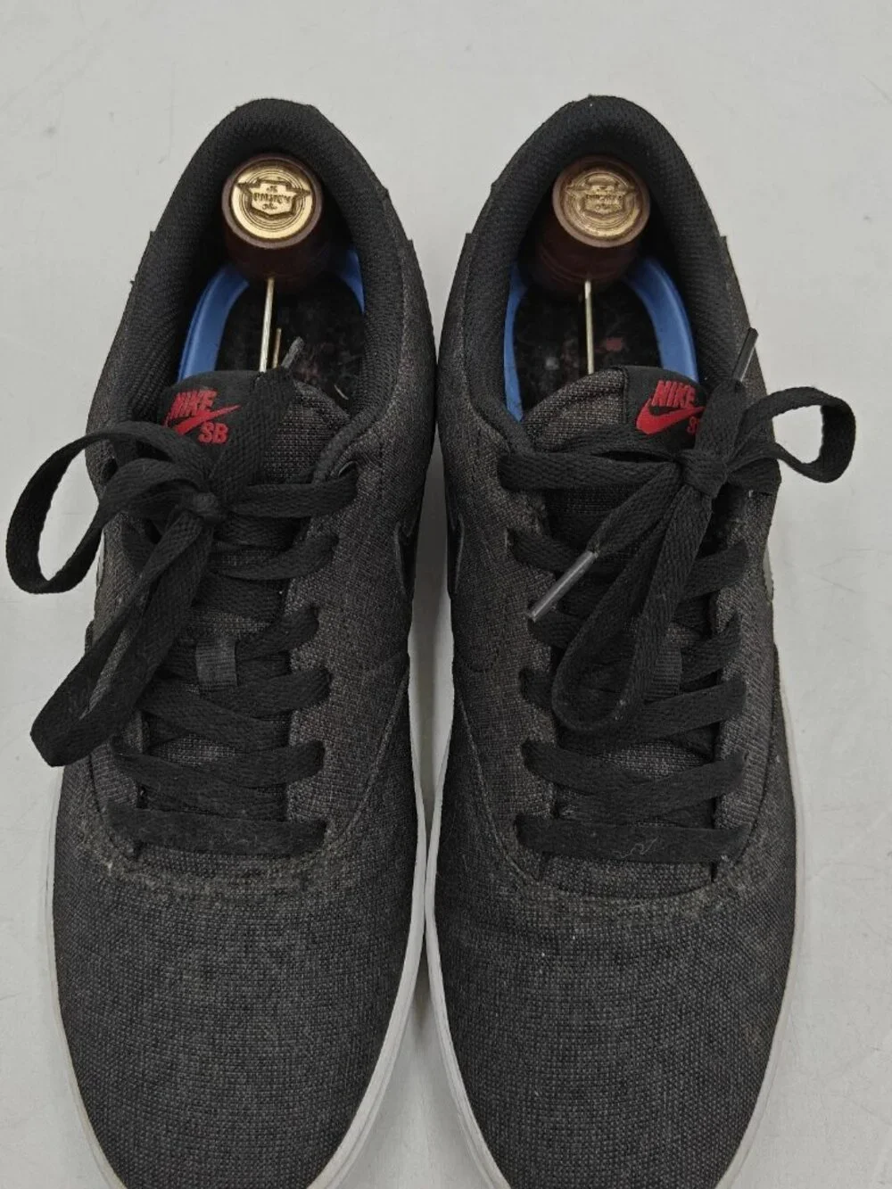 Nike SB Check Solar Canvas Black White Men’s 10.5 843896-007 Skate Shoes